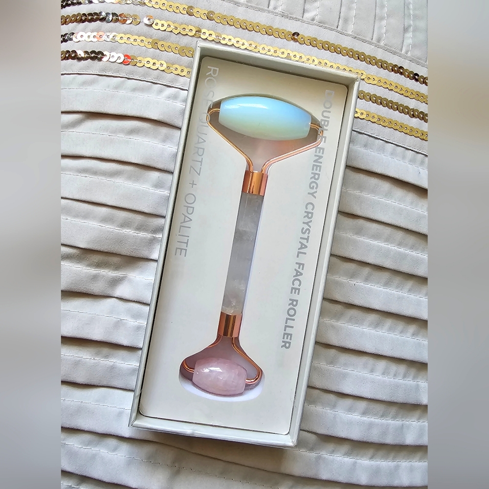 Rose Quartz Opalite Double Ended Face Roller